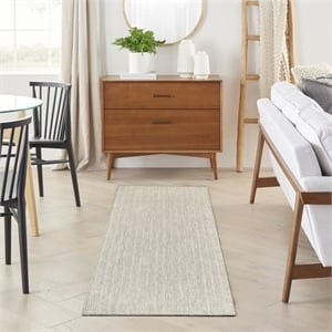 Nourison Home Horizon 6' x 9' Fabric Grey Area Rug