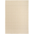 Nourison Home Tulum 5' x 7' Fabric Cream Area Rug