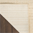 Nourison Home Tulum 5' x 7' Fabric Cream Area Rug