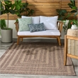 Nourison Home Tulum 5' x 7' Fabric Brown Area Rug