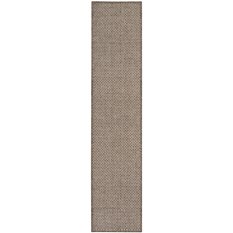 Nourison Home Tulum 3' x 5' Fabric Brown Area Rug