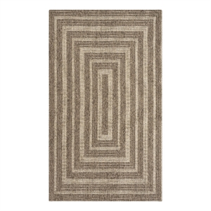 Nourison Home Tulum 3' x 5' Fabric Brown Area Rug