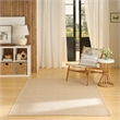 Nourison Home Tulum 4' x 6' Fabric Cream Area Rug