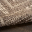 Nourison Home Tulum 4' x 6' Fabric Brown Area Rug