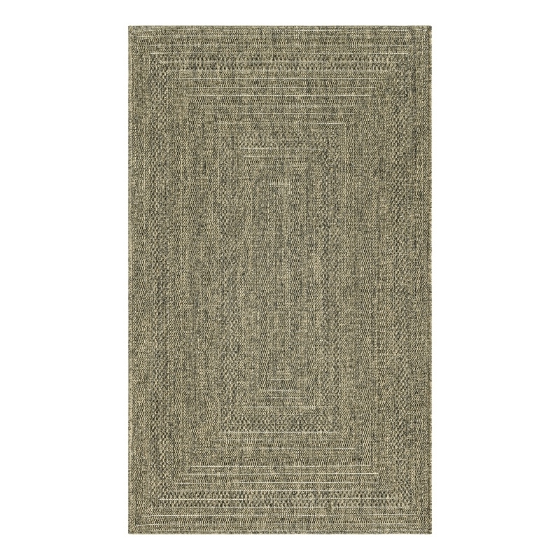 Nourison Home Tulum 3' x 5' Fabric Olive Area Rug