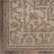 Nourison Home Tulum 4' x 6' Fabric Brown Area Rug