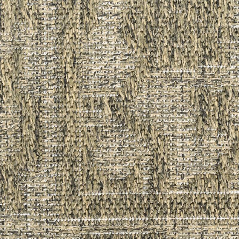 Nourison Home Tulum 3' x 5' Fabric Olive Area Rug