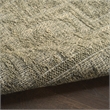 Nourison Home Tulum 3' x 5' Fabric Olive Area Rug