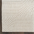 Nourison Home Textured Home 8' x 10' Polyester Beige Ivory Area Rug