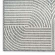 Nourison Home Textured Home 8' x 10' Polyester Charcoal Ivory Area Rug