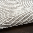 Nourison Home Textured Home 8' x 10' Polyester Grey Ivory Area Rug