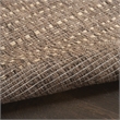 Nourison Home Tulum 6' Runner Fabric Brown Area Rug