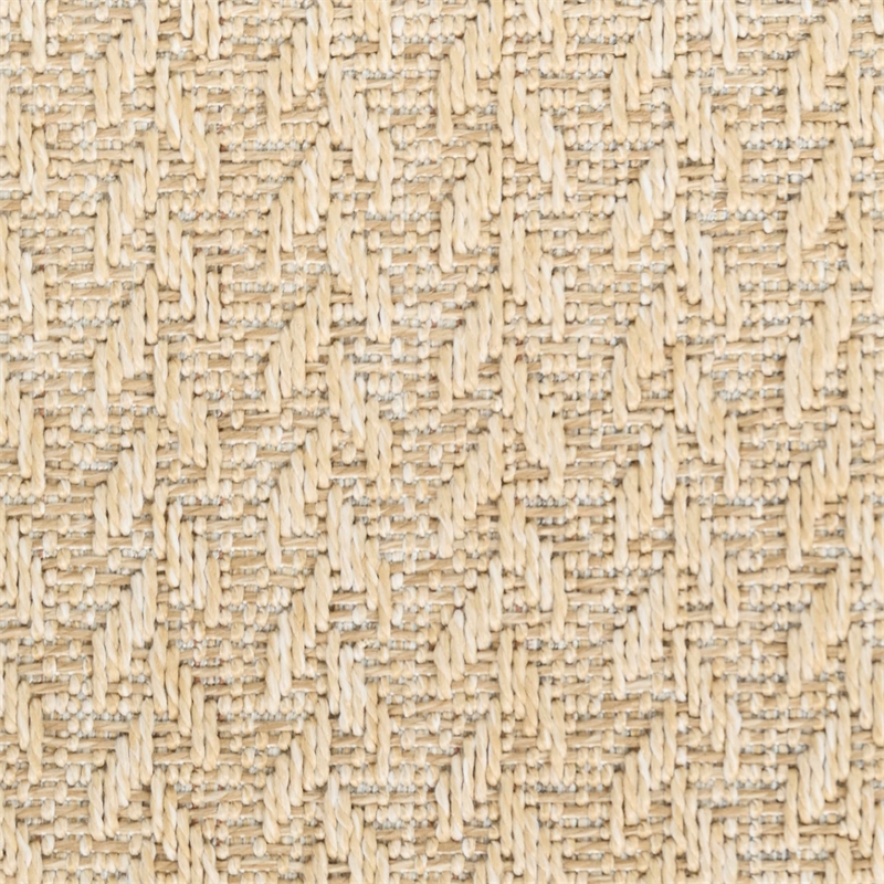 Nourison Home Tulum 6' Runner Fabric Cream Area Rug