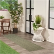 Nourison Home Tulum 4' x 6' Fabric Olive Area Rug