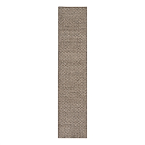 Nourison Home Tulum 6' Runner Fabric Brown Area Rug