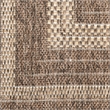 Nourison Home Tulum 6' Runner Fabric Brown Area Rug