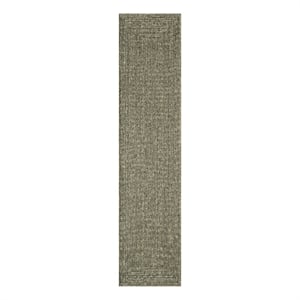 Nourison Home Tulum 8' Runner Fabric Olive Area Rug