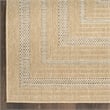 Nourison Home Tulum 4' x 6' Fabric Taupe Grey Area Rug