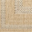 Nourison Home Tulum 4' x 6' Fabric Taupe Grey Area Rug