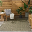 Nourison Home Tulum 5' x 7' Fabric Olive Area Rug