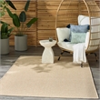 Nourison Home Tulum 5' x 7' Fabric Cream Area Rug