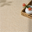 Nourison Home Tulum 5' x 7' Fabric Cream Area Rug
