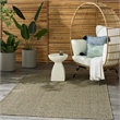 Nourison Home Tulum 5' x 7' Fabric Olive Area Rug