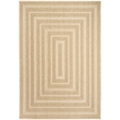 Nourison Home Tulum 5' x 7' Fabric Taupe Ivory Area Rug