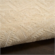 Nourison Home Tulum 5' x 7' Fabric Cream Area Rug