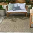 Nourison Home Tulum 5' x 7' Fabric Olive Area Rug