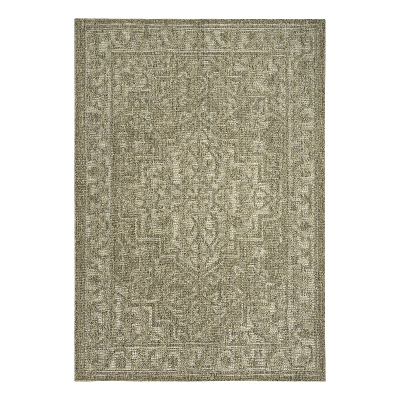 Nourison Home Tulum 5' x 7' Fabric Olive Area Rug
