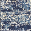 Nourison Home Grafix 9' x 12' Fabric Navy Blue Area Rug