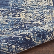 Nourison Home Grafix 9' x 12' Fabric Navy Blue Area Rug