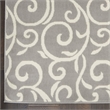 Nourison Home Grafix 9' x 12' Fabric Grey Area Rug