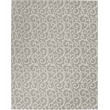Nourison Home Grafix 9' x 12' Fabric Grey Area Rug