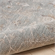 Nourison Home Asher 10' Runner Fabric Blue Ivory Area Rug