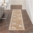 Nourison Home Asher 10' Runner Fabric Mocha Area Rug