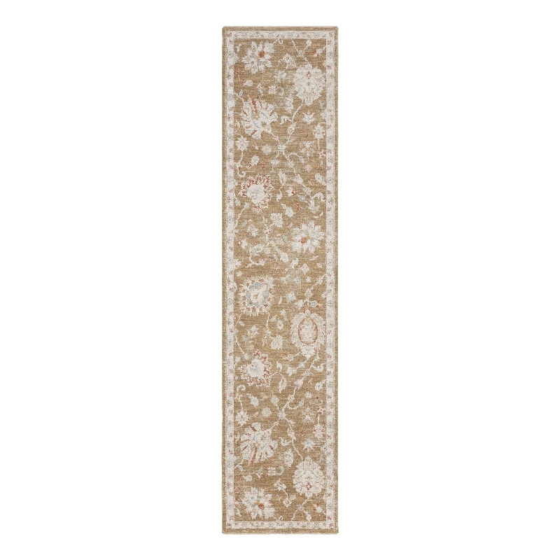 Nourison Home Asher 10' Runner Fabric Mocha Area Rug