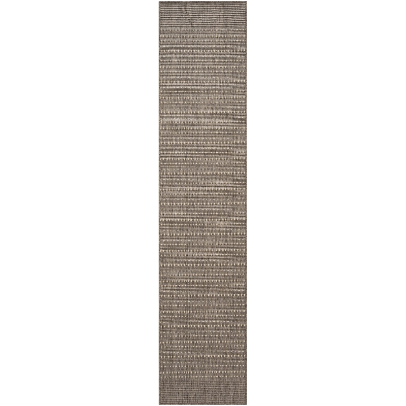 Nourison Home Tulum 8' Runner Fabric Brown Area Rug
