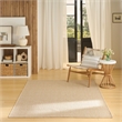 Nourison Home Tulum 6' x 9' Fabric Cream Area Rug