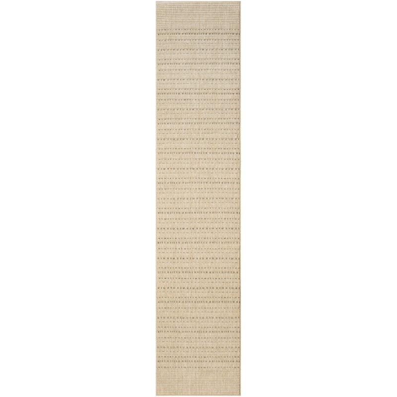 Nourison Home Tulum 6' x 9' Fabric Taupe Area Rug