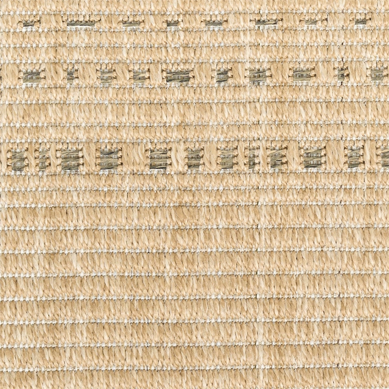 Nourison Home Tulum 6' x 9' Fabric Taupe Area Rug