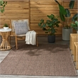 Nourison Home Tulum 6' x 9' Fabric Brown Area Rug
