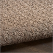 Nourison Home Tulum 8' x 10' Fabric Brown Area Rug