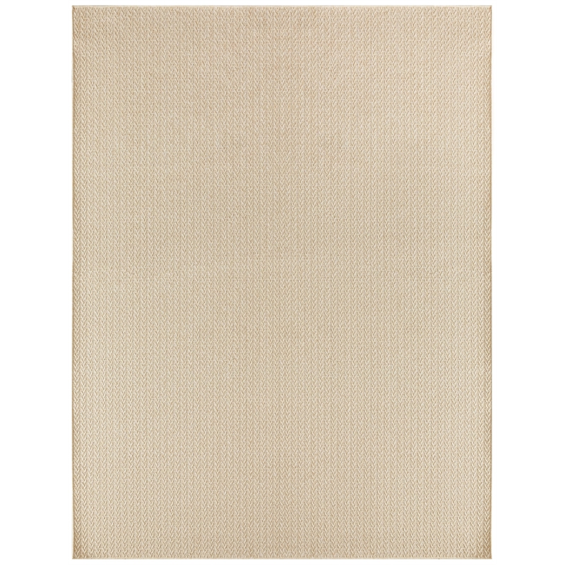 Nourison Home Tulum 8' x 10' Fabric Cream Area Rug