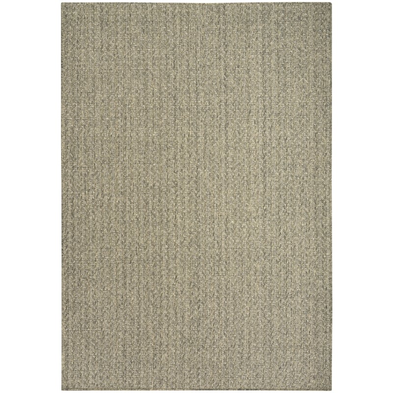 Nourison Home Tulum 6' x 9' Fabric Olive Area Rug