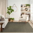 Nourison Home Tulum 8' x 10' Fabric Olive Area Rug