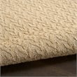 Nourison Home Tulum 9' x 12' Fabric Taupe Area Rug
