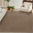 Nourison Home Tulum 8' x 10' Fabric Brown Area Rug