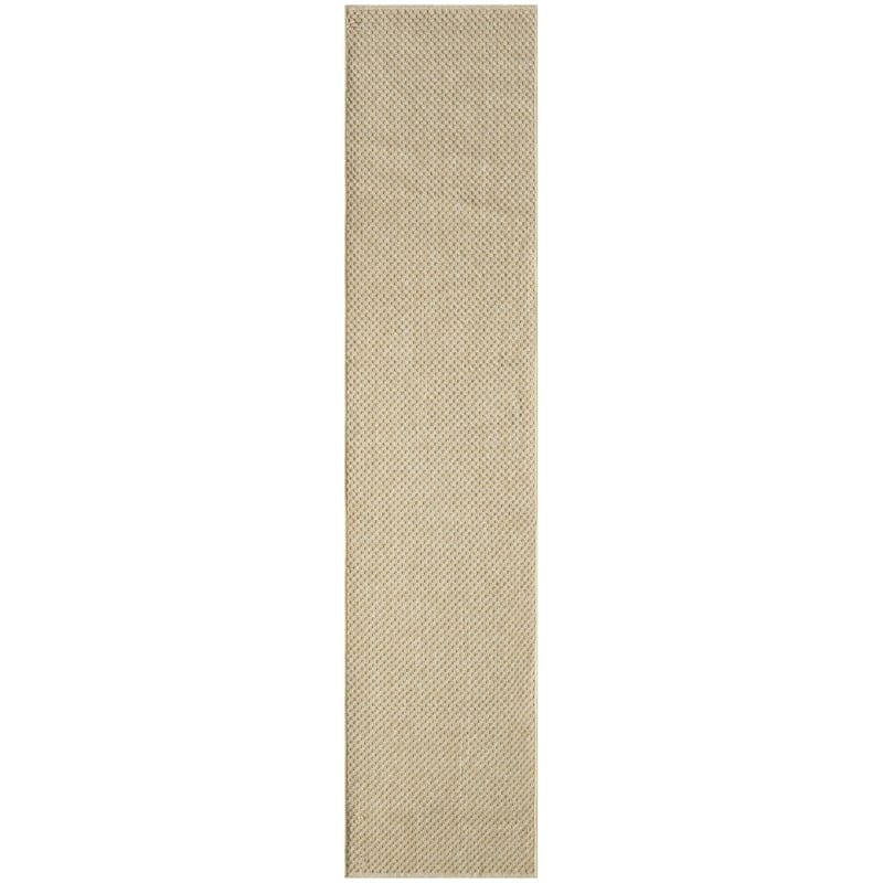 Nourison Home Tulum 6' Runner Fabric Taupe Area Rug